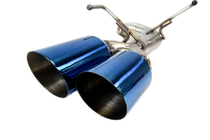 PLM V2 Axleback Muffler Deletes Titanium Tips 2015-2021 WRX / 2015-2021 STI