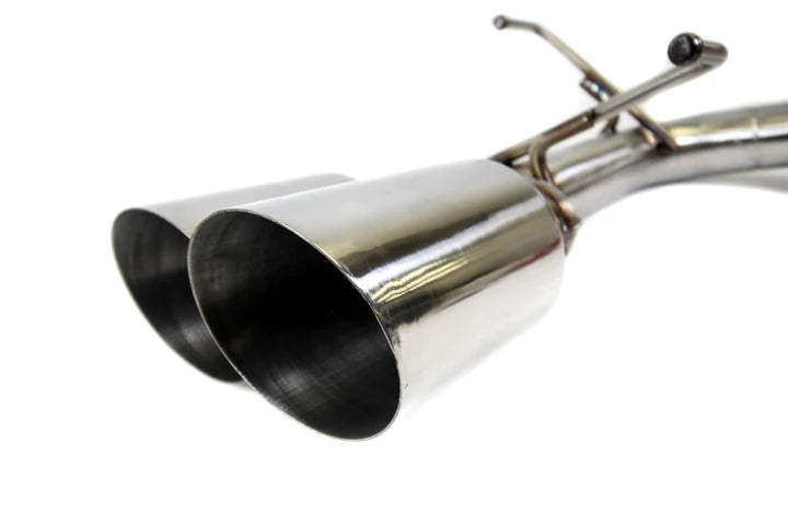PLM V2 Axleback Muffler Deletes Polished Tips 2015-2021 WRX / 2015-2021 STI