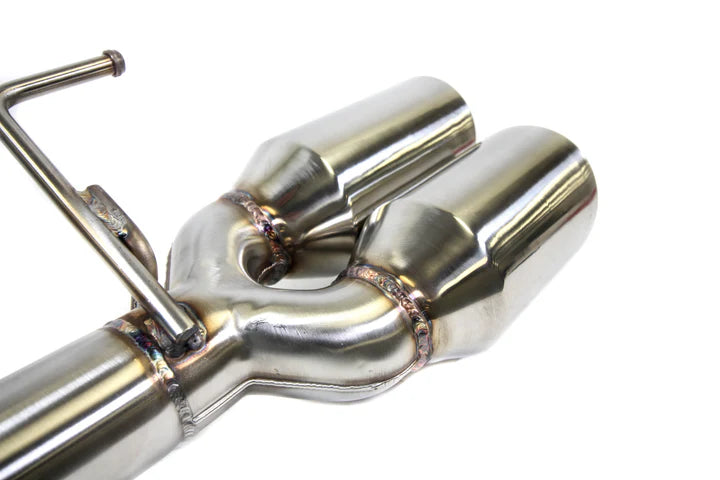 PLM V2 Axleback Muffler Deletes Polished Tips 2015-2021 WRX / 2015-2021 STI