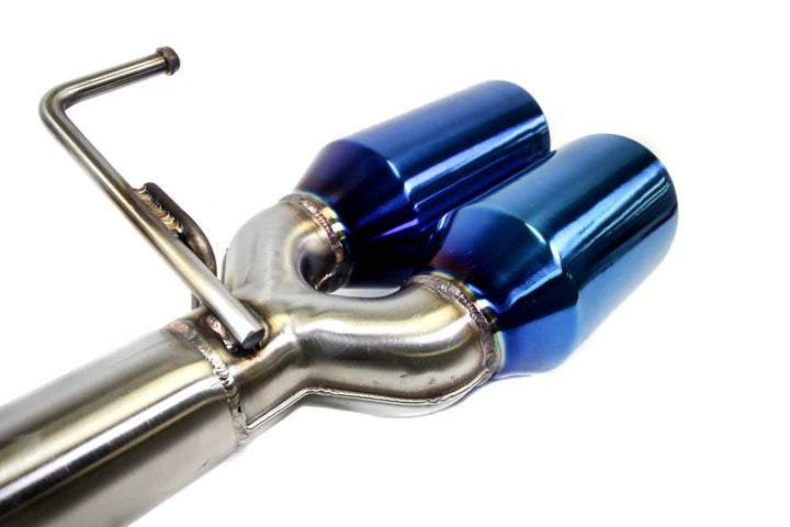 PLM V2 Axleback Muffler Deletes Titanium Tips 2015-2021 WRX / 2015-2021 STI