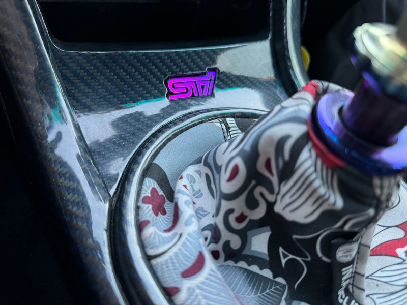 Lit Logos RGB STI Shifter Trim Badge 2008-2021 STI