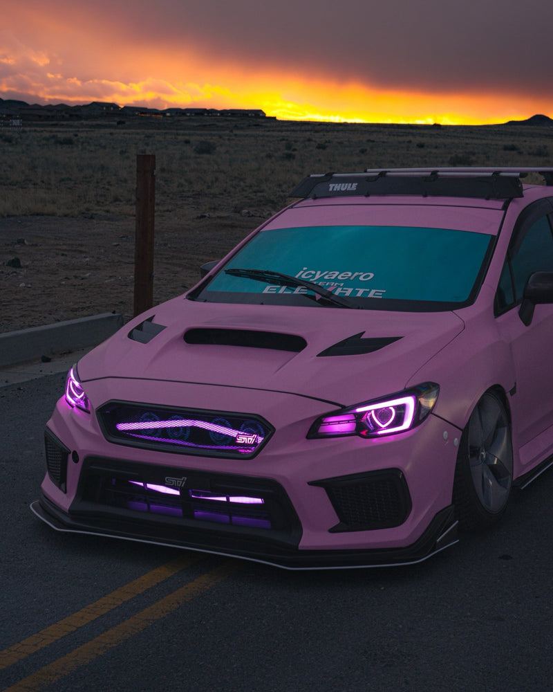 Lit Logos RGB STI Grill Badge 2004-2021 STI