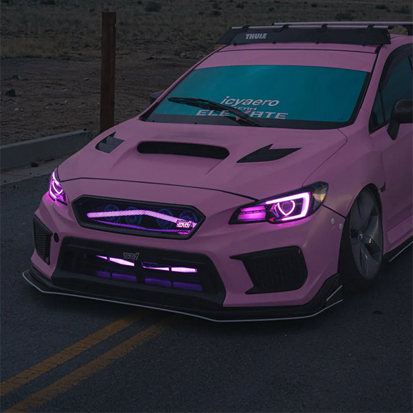 Lit Logos RGB STI Grill Badge 2004-2021 STI