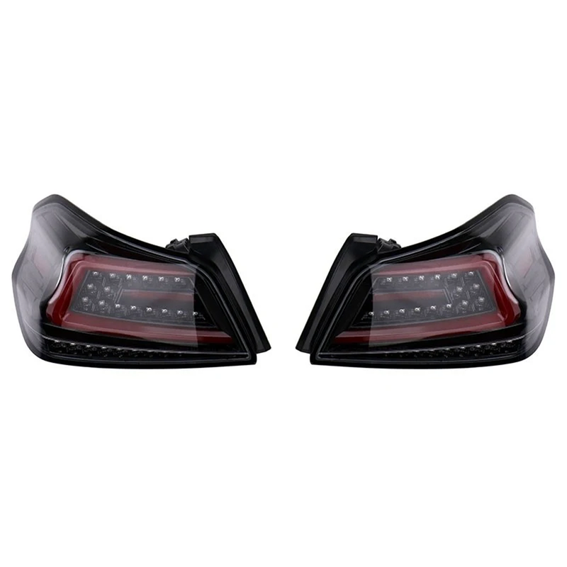 Spec-D Sequential Red Bar Tail Lights w/ Clear Lens 2015-2021 WRX / 2015-2021 STI