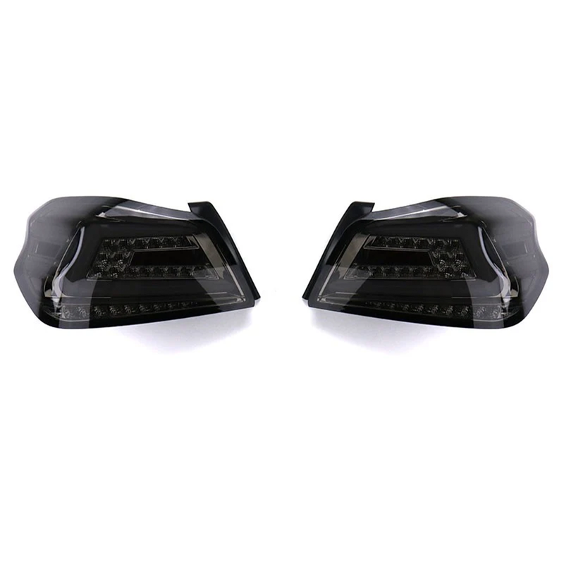 Spec-D Sequential Chrome Housing Tail Lights w/ Smoke Lens 2015-2021 WRX / 2015-2021 STI