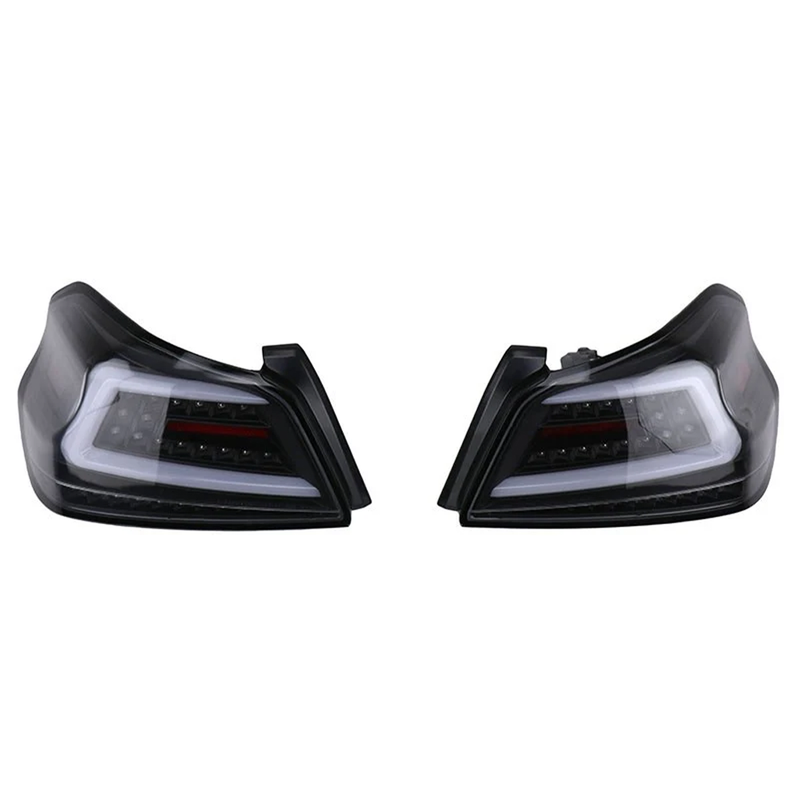 Spec-D Sequential White Bar Tail Lights w/ Clear Lens 2015-2021 WRX / 2015-2021 STI
