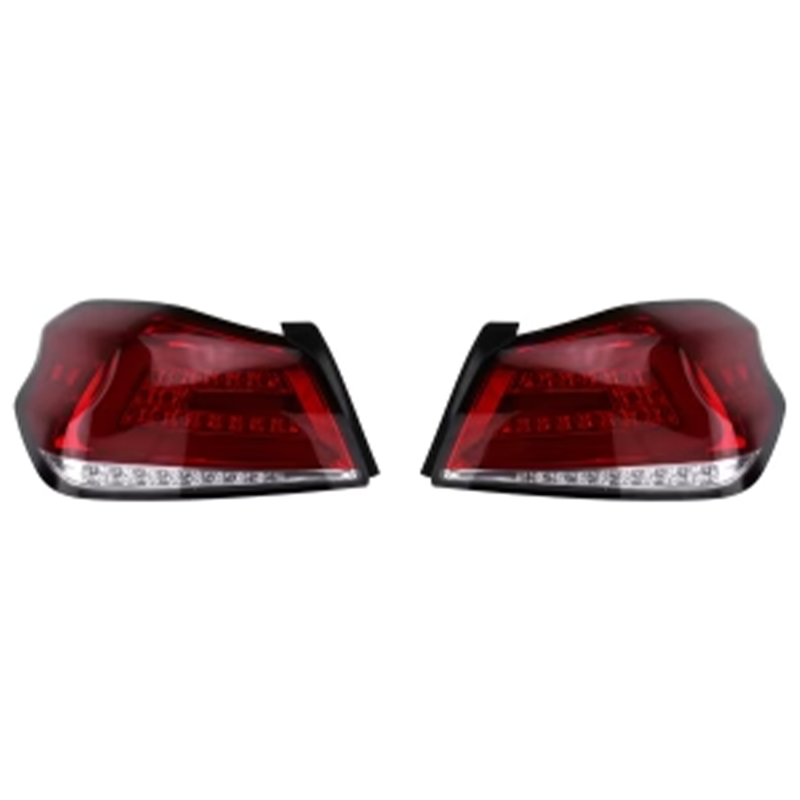 Spec-D Sequential Chrome Housing Tail Lights w/ Red Lens 2015-2021 WRX / 2015-2021 STI