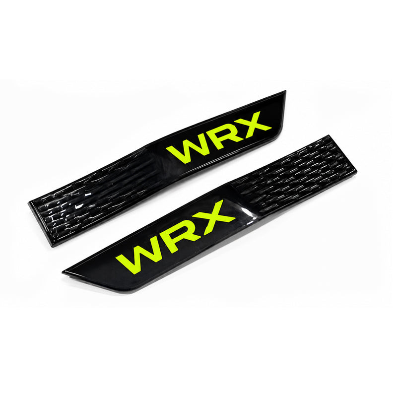 MSP Gloss Black WRX Fender Badges 2015-2021 WRX