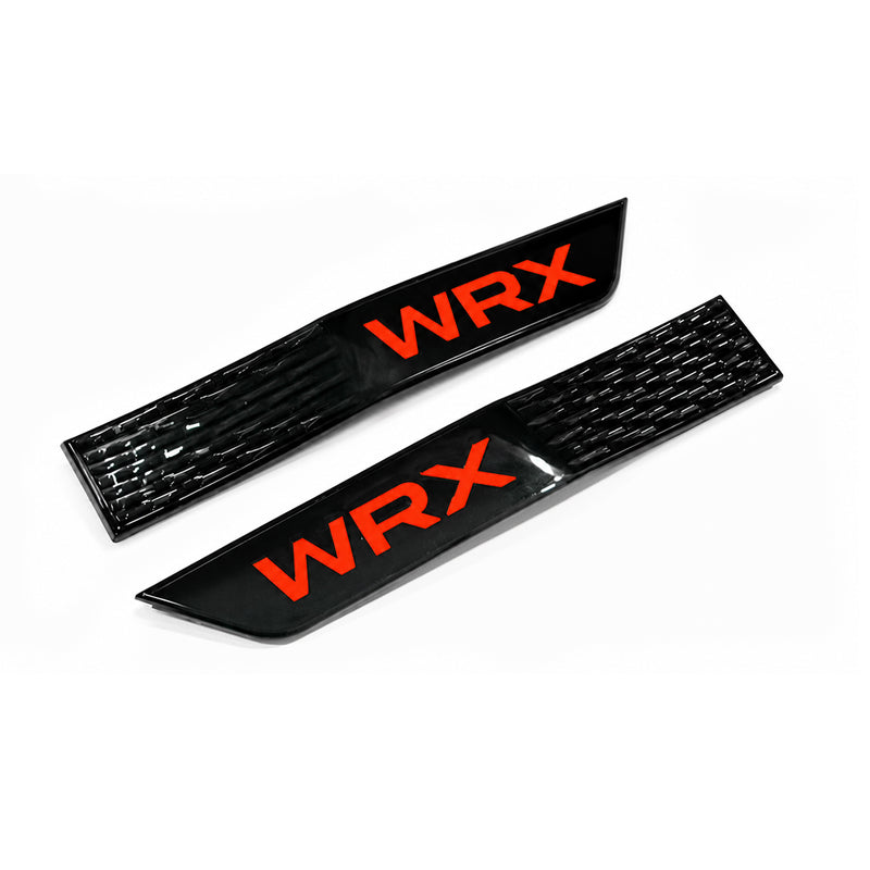 MSP Gloss Black WRX Fender Badges 2015-2021 WRX