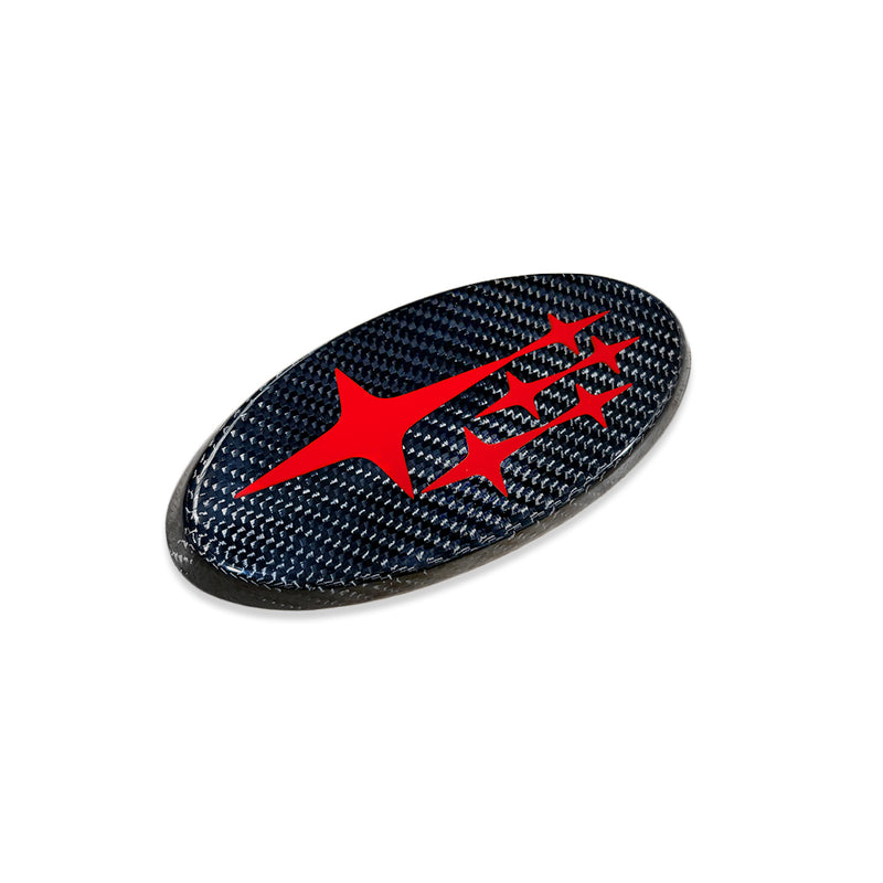 MSP Frameless Carbon Fiber Front and Rear Emblems 2015-2021 WRX/ 2015-2021 STI
