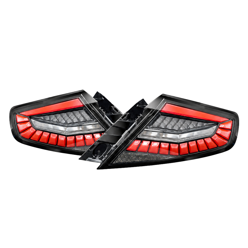 MSP Clear JDM Style Red Bar Sequential Tail Lights 2022-2026 WRX