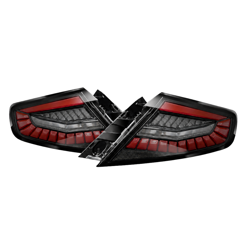 MSP Smoked JDM Style Red Bar Sequential Tail Lights 2022-2026 WRX