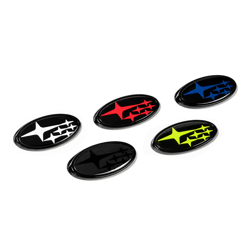 MSP Gloss Black Front and Rear Emblems 2015-2021 WRX / 2015-2021 STI