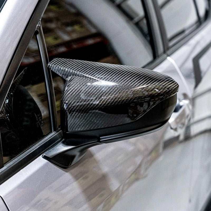 Compressive Tuning Arrowhead Carbon Fiber Mirror Caps 2022+ WRX