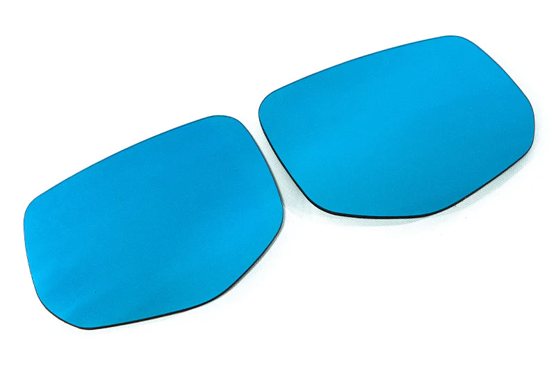OLM Blue Wide Angle Convex Mirrors (Turn Signals and Defrosters) 2022+ WRX