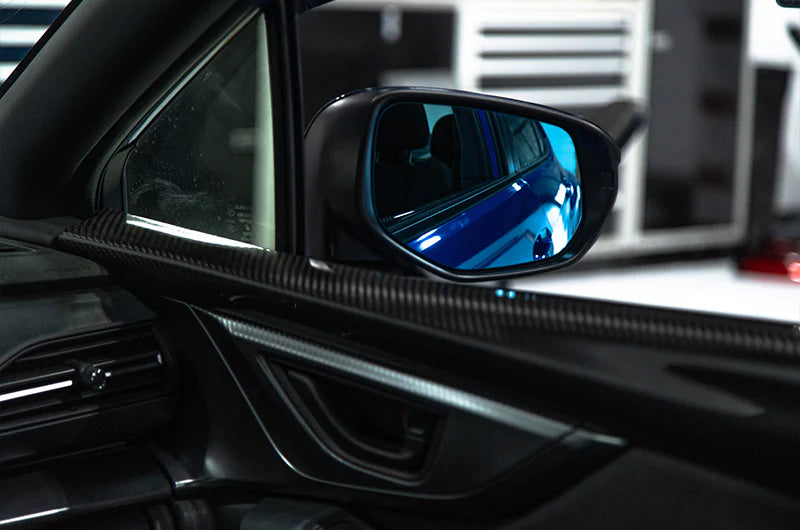 OLM Blue Wide Angle Convex Mirrors (Turn Signals and Defrosters) 2022+ WRX