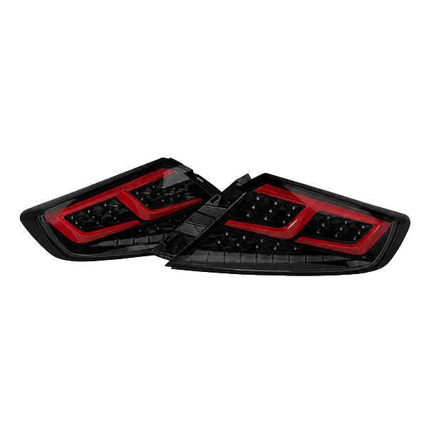 OLM Smoke Lens Spec AR LED Tail Lights Red Bar 2022-2026 WRX