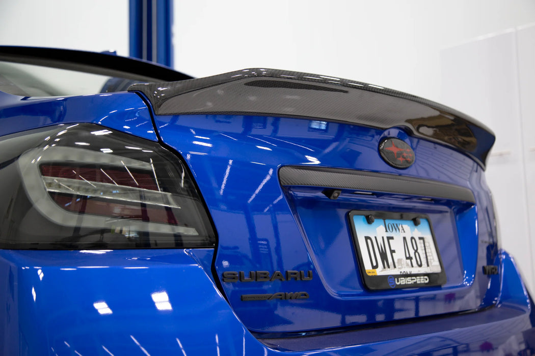 OLM Carbon Fiber Point Five Duckbill Trunk Spoiler 2015-2021 WRX/STI