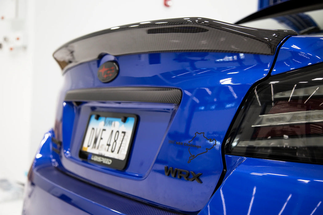 OLM Carbon Fiber Point Five Duckbill Trunk Spoiler 2015-2021 WRX/STI