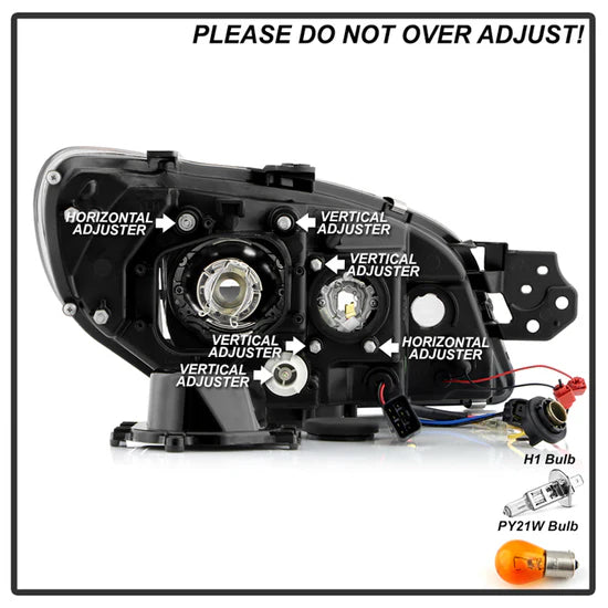 Spyder Signature Series LED Headlights 2006-2007 WRX / 2006-2007 STI