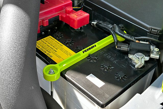 Perrin Pink Battery Tie Down 2002+ WRX / 2004-2021 STI