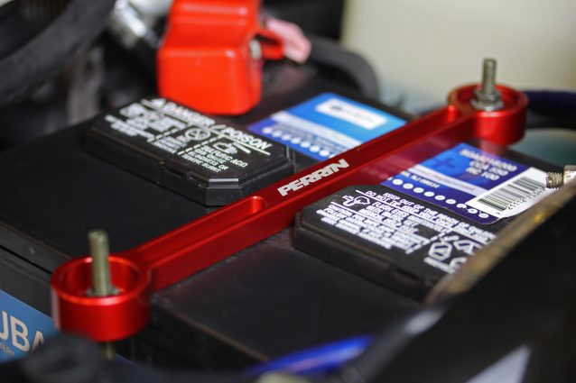 Perrin Black Battery Tie Down 2002+ WRX / 2004-2021 STI