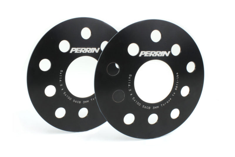 Perrin 5x114.3 / 5x100 3mm Wheel Spacers 2002+ WRX / 2004-2021 STI