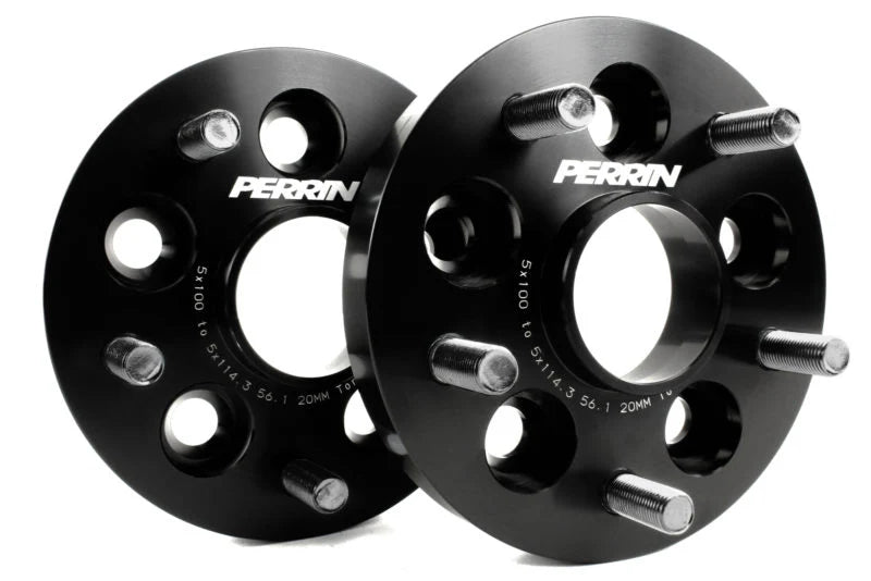 Perrin 20mm Wheel Spacers 5x100 to 5x114.3 2002-2014 WRX / 2004 STI