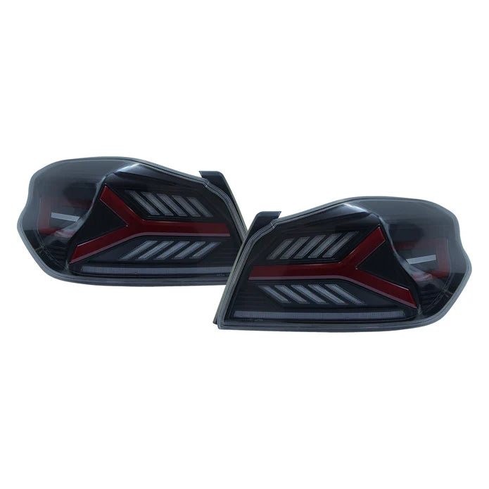 OLM Y-Spec LED Taillights Smoke Lens Red Optic 2015-2021 WRX/STI