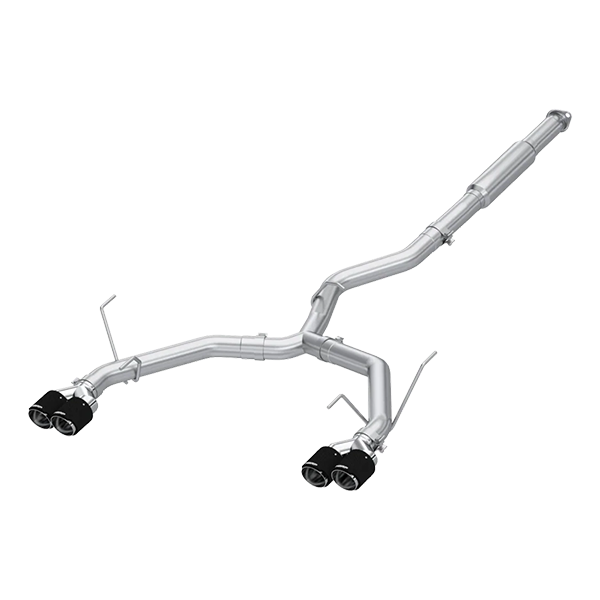 MBRP Race 3" Carbon Fiber Quad Tip Catback Exhaust 2015-2021 WRX / 2015-2021 STI