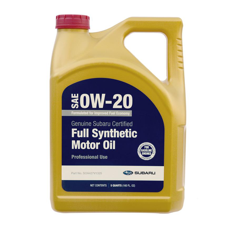 Subaru OEM Synthetic 0W-20 Motor Oil 5Q