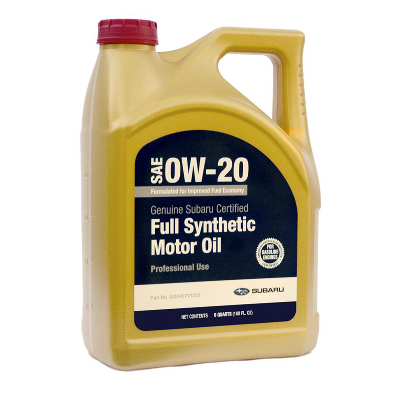 Subaru OEM Synthetic 0W-20 Motor Oil 5Q