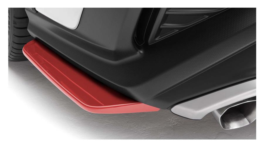 Subaru OEM STI Cherry Red Rear Side Under Spoiler 2022+ WRX