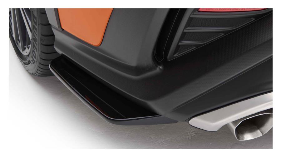 Subaru OEM STI Black Rear Side Under Spoiler 2022+ WRX