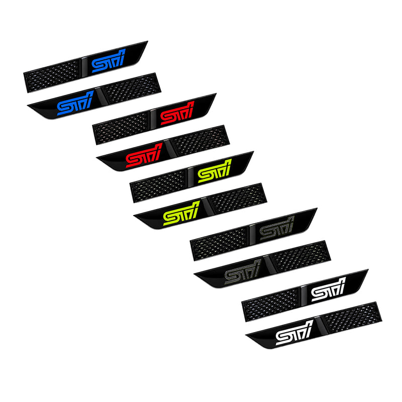 MSP Gloss Black STI Fender Badges 2015-2021 STI