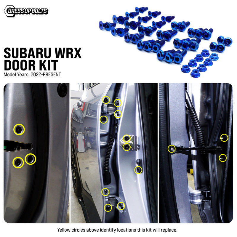 Fast Turn Fittings Titanium Hardware Door Kit 2022-2026 WRX