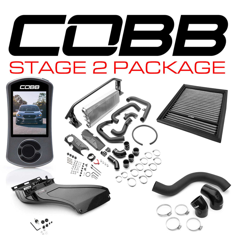 COBB Gloss Carbon Fiber Silver Stage 2 Power Package 2022-2026 WRX