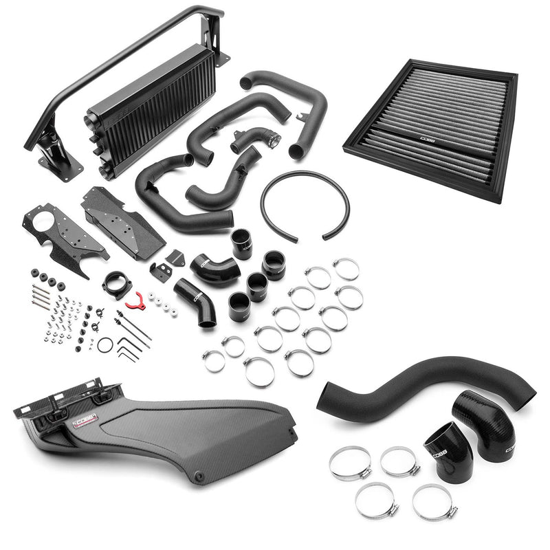 COBB Black Front Mount Intercooler + Matte Redline Intake Package 2022-2026 WRX
