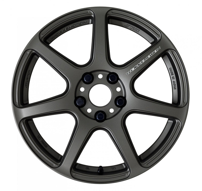 Work Emotion T7R Matte Gunmetal 18x9.5 +38 5x114.3