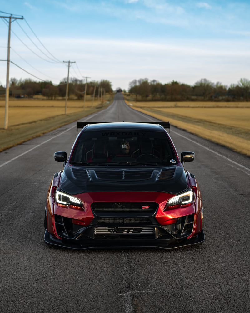 MSP Circuit Style Carbon Fiber Hood 2015-2021 WRX / 2015-2021 STI