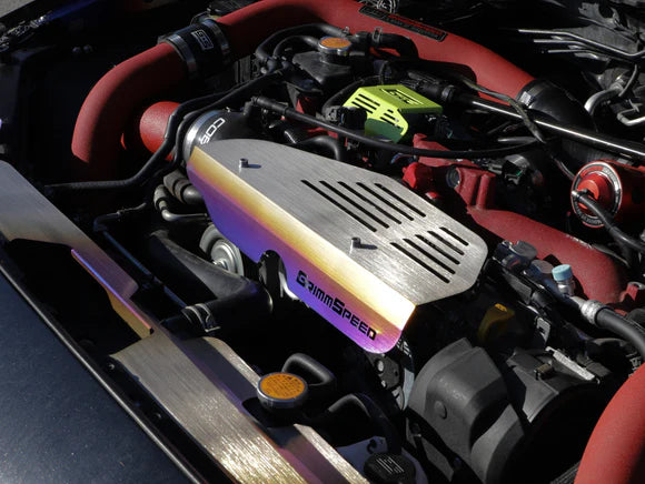 GrimmSpeed Titanium Alternator Shroud 2002–2014 WRX / 2004–2021 STI