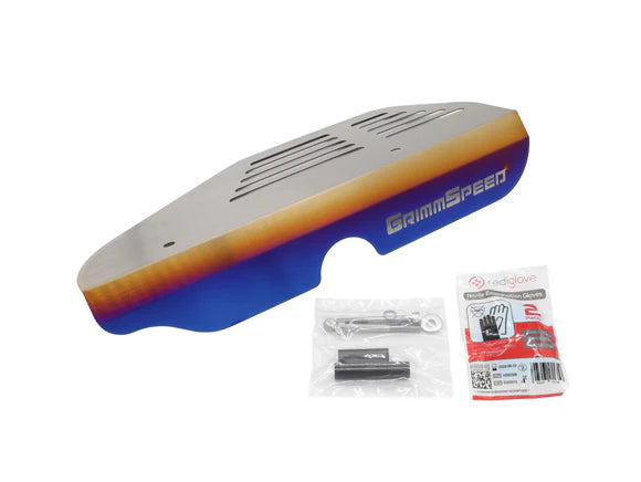 GrimmSpeed Titanium Alternator Shroud 2002–2014 WRX / 2004–2021 STI