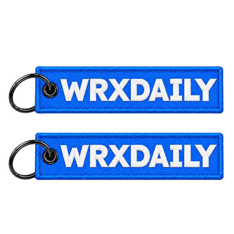 WRXDAILY Blue and White Jet Tag - WRXDaily