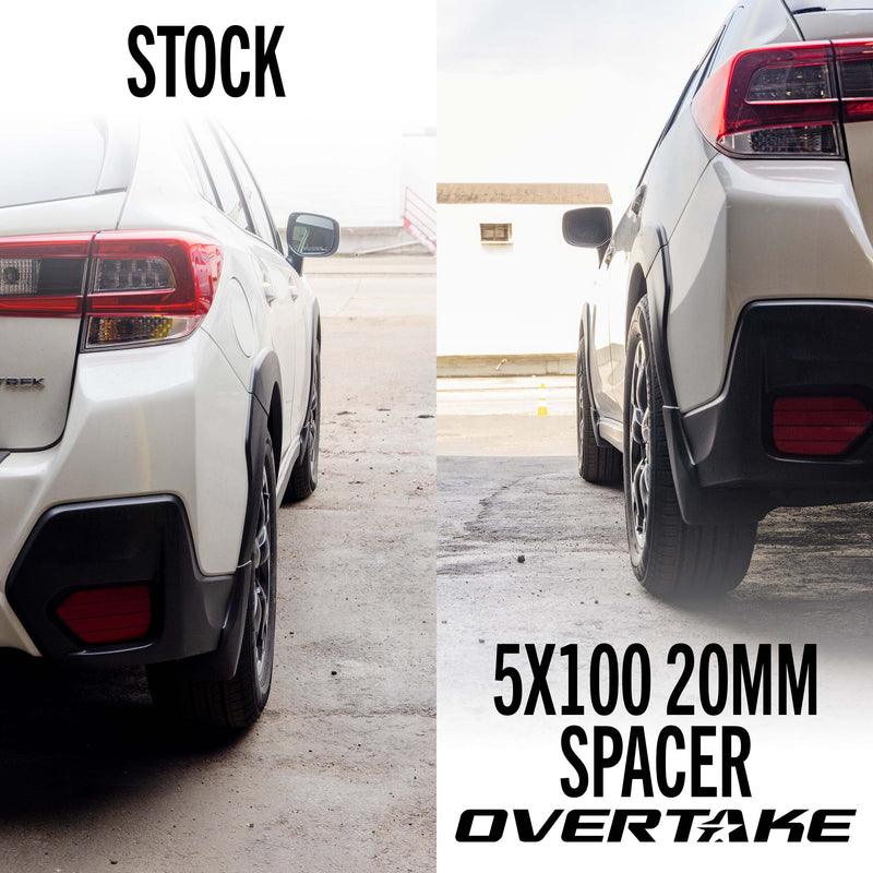 OVERTAKE 20mm 5x100 Wheel Spacers Pair 2002-2014 WRX / 2004 STI