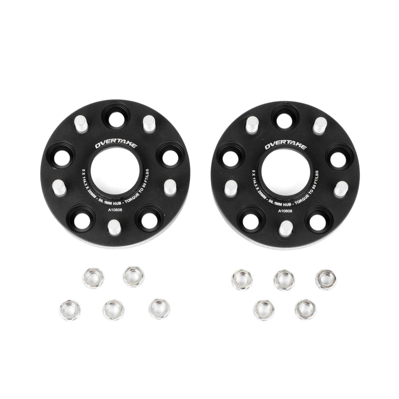 OVERTAKE 20mm 5x114.3 Wheel Spacers Pair 2015-2026 WRX / 2005-2021 STI