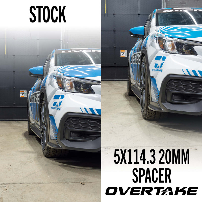OVERTAKE 20mm 5x114.3 Wheel Spacers Pair 2015-2026 WRX / 2005-2021 STI