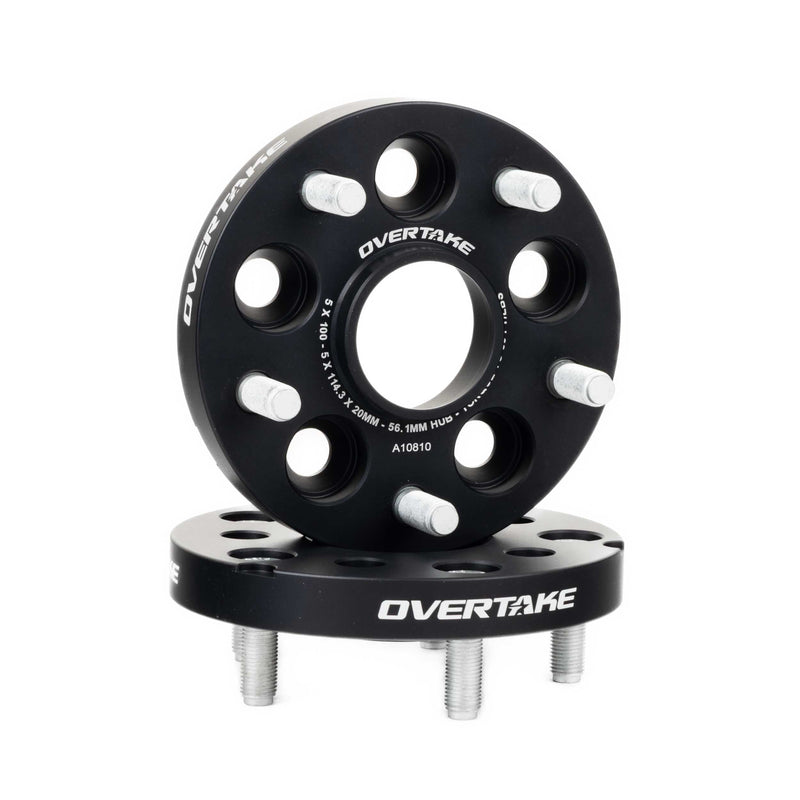 OVERTAKE 20mm 5x100 to 5x114.3 Wheel Spacer Pair 2002-2014 WRX / 2004 STI