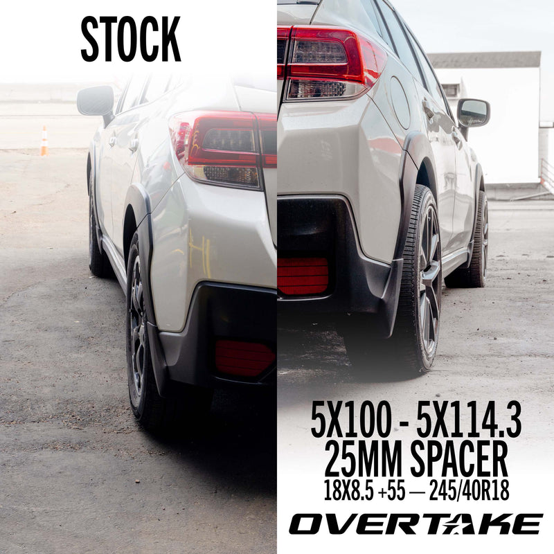 OVERTAKE 25mm 5x100 to 5x114.3 Wheel Spacer Pair 2002-2014 WRX / 2004 STI