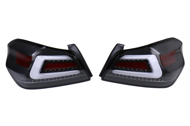 MSP TR Style Sequential White Bar Tail Lights Clear Lens 2015-2021 WRX / 2015-2021 STI