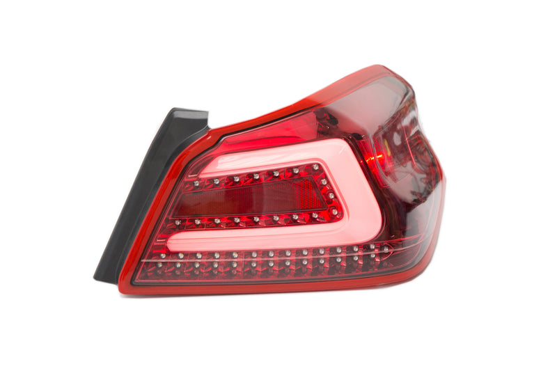 MSP TR Style Sequential White Bar Tail Lights Red Lens 2015-2021 WRX / 2015-2021 STI